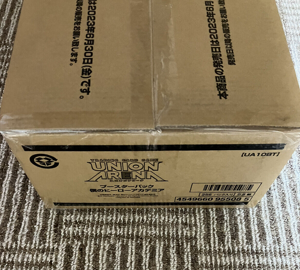 Case (16 Boxes) Bandai Union Arena My Hero Academia Booster Box FedEx IP JPN