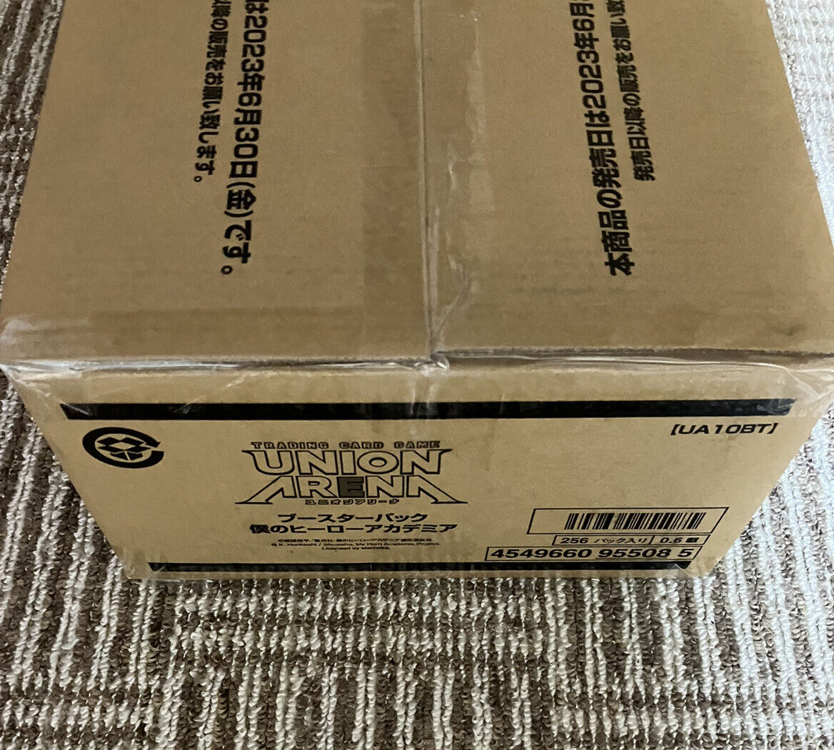 Case (16 Boxes) Bandai Union Arena  My Hero Academia Booster Box FedEx IP JPN