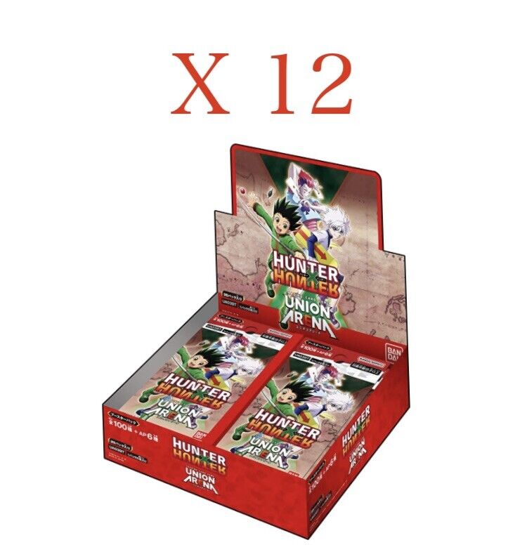 Bandai UNION ARENA TCG Hunter x Hunter Seald Case (12 x Booster Boxes) FedEx IP