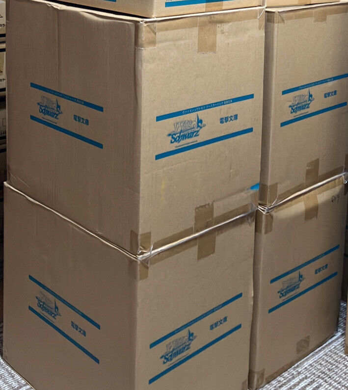 Box of Japanese Dengeki Bunko Booster Box Weiss Schwarz ready to ship