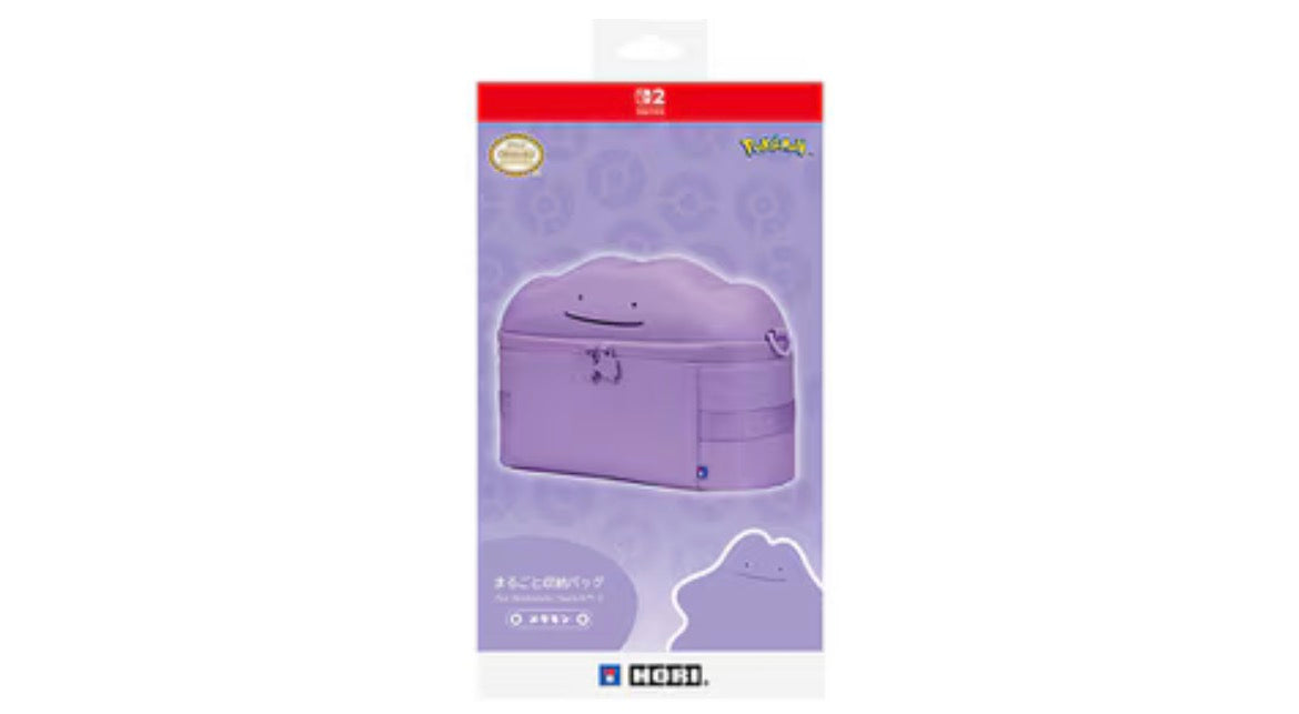 HORI Official Pokémon Case Ditto Storage Bag for Nintendo Switch 2 NSX-164 DDP