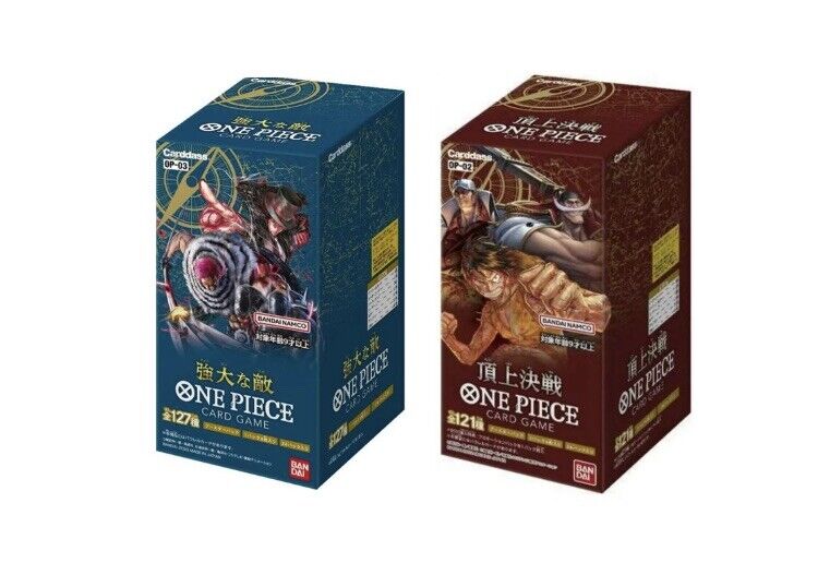 One Piece TCG  Paramount War OP-02 Box and Mighty Enemy OP-03 Box JP ver. FedEx