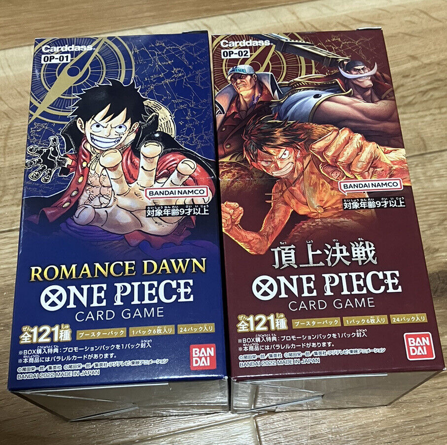 One Piece TCG Paramount War OP-01 and Paramount War 02 Booster Box JP ver. FedEx
