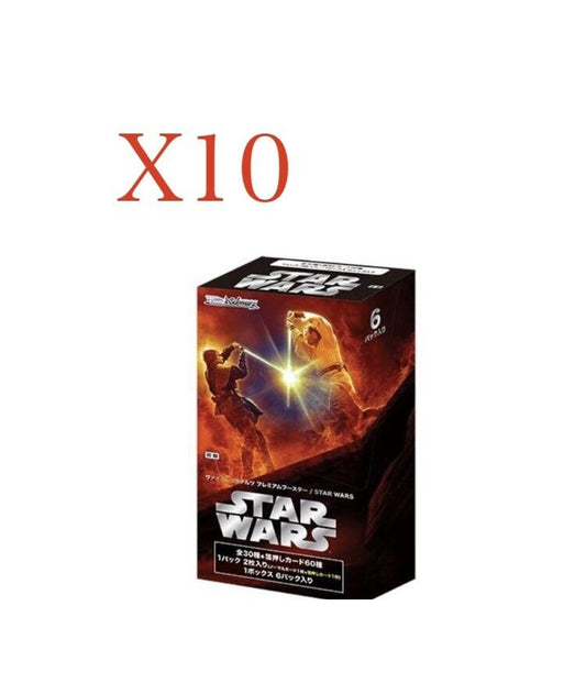 10 x Weiss Schwarz Japanese Star Wars Premium Booster Box FedEx IP Free Shipping