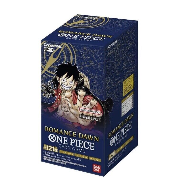 【Sep 1st】 Pre-Order One Piece TCG OP-01 Case (12 Box) and OP-02 Case (12 Box)