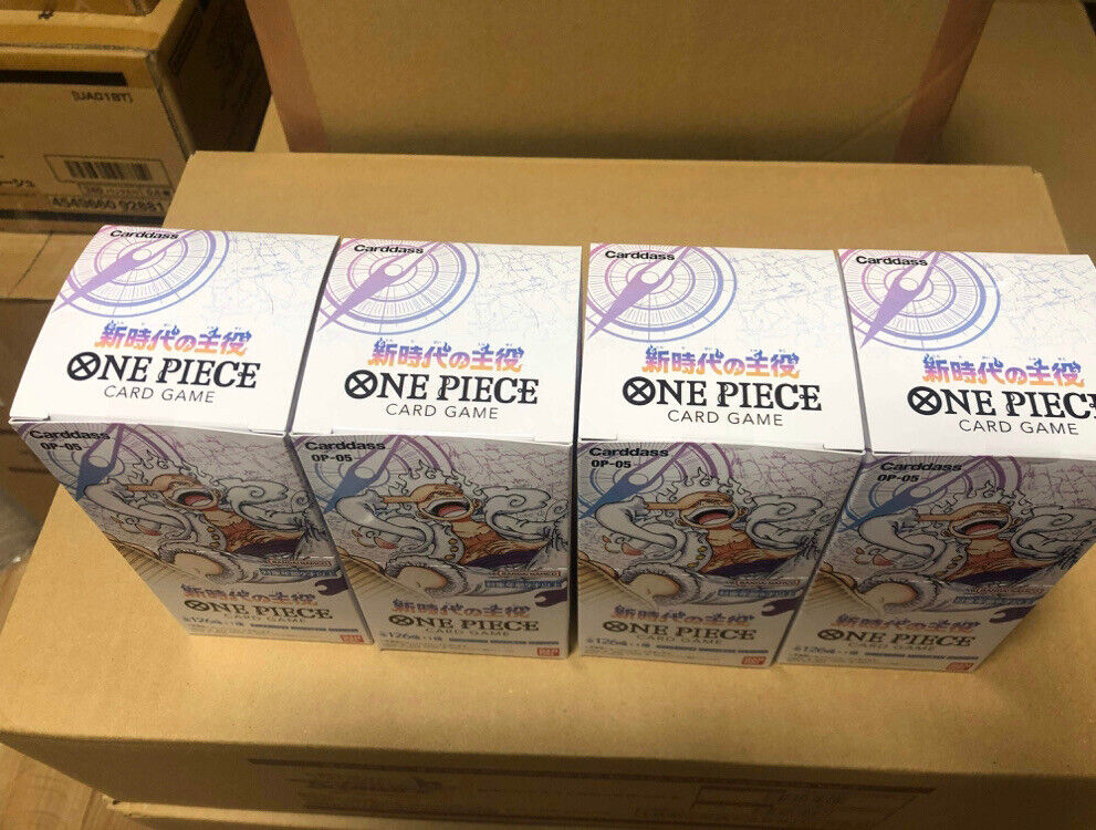 4 BOXES One Piece TCG Awakening of the New Era Booster(OP-05) Box Japanese FedEx